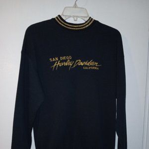 Harley Davidson San Diego California Sweater/Sweatshirt Women's Size M Black